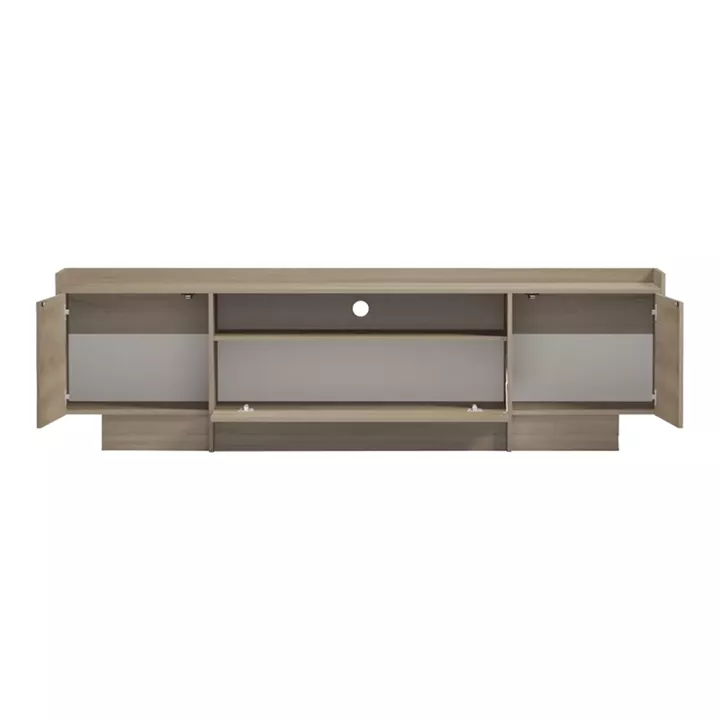 Έπιπλο τηλεόρασης Derden pakoworld sonoma 197x38x58εκ