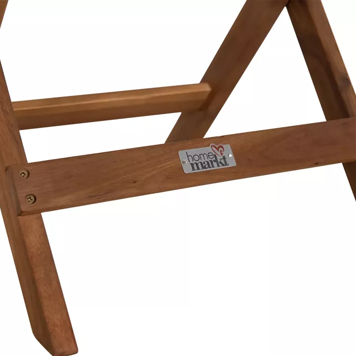 BEACH SIDE TABLE FOLDABLE ENDO HM6529 ACACIA WOOD--NATURAL COLOR 45x45x45Hcm.
