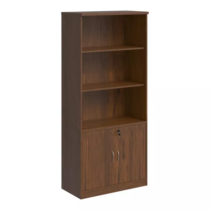 Βιβλιοθήκη γραφείου επαγγελματική Fesialo pakoworld wenge 80x40x180εκ