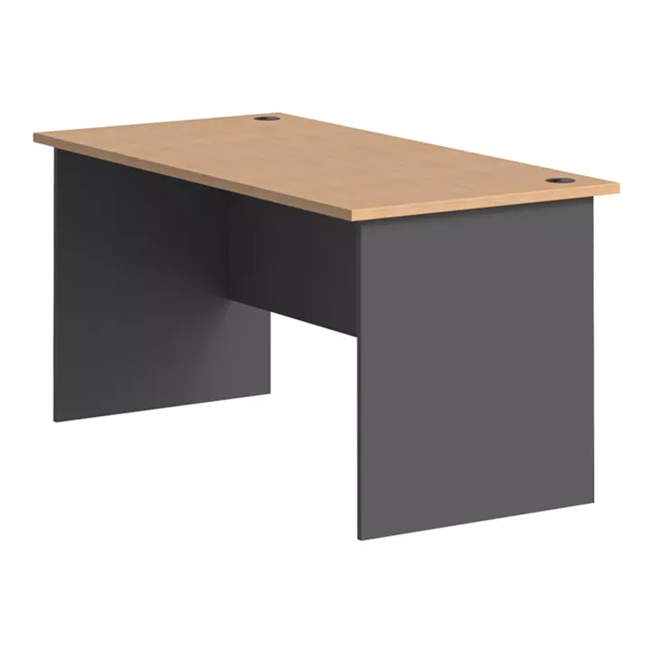 Professional desk Fesialo pakoworld natural-anthracite 150x75x75cm