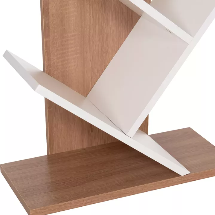 ΒΙΒΛΙΟΘΗΚΗ LIANA HM9028.14 ΜΕΛΑΜΙΝΗ SONAMA/ΛΕΥΚΟ 46x22x128,5Yεκ.