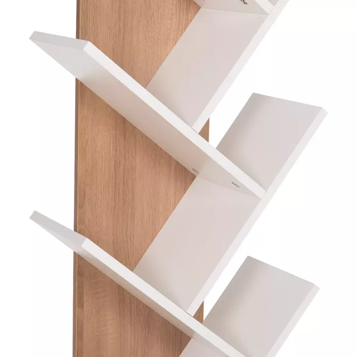 ΒΙΒΛΙΟΘΗΚΗ LIANA HM9028.14 ΜΕΛΑΜΙΝΗ SONAMA/ΛΕΥΚΟ 46x22x128,5Yεκ.