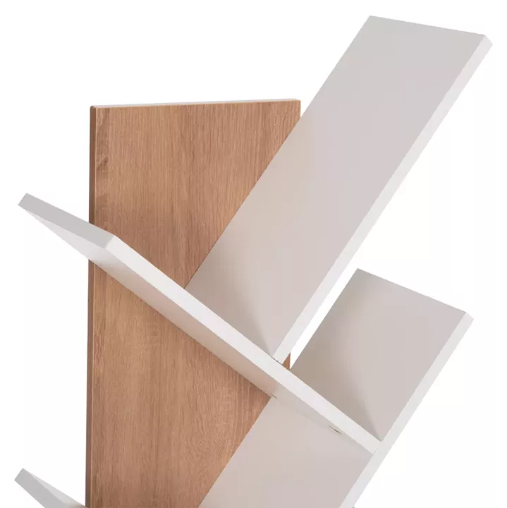 ΒΙΒΛΙΟΘΗΚΗ LIANA HM9028.14 ΜΕΛΑΜΙΝΗ SONAMA/ΛΕΥΚΟ 46x22x128,5Yεκ.