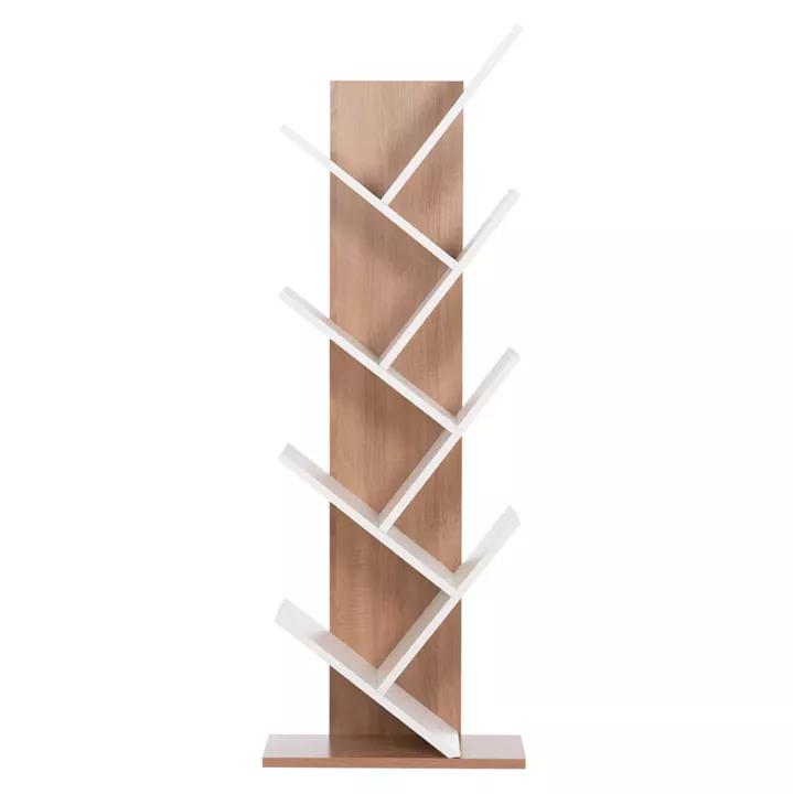 ΒΙΒΛΙΟΘΗΚΗ LIANA HM9028.14 ΜΕΛΑΜΙΝΗ SONAMA/ΛΕΥΚΟ 46x22x128,5Yεκ.