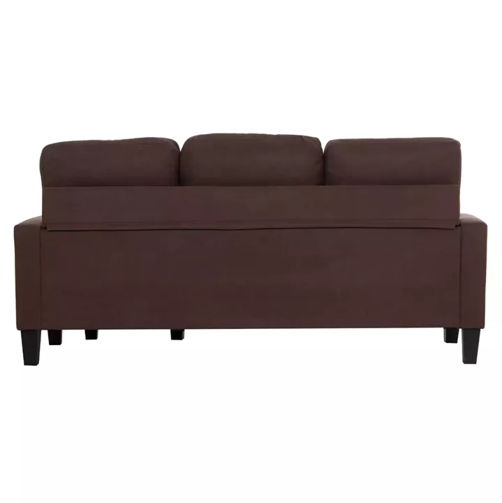 ΚΑΝΑΠΕΣ ΓΩΝΙΑ ΑΝΑΣΤΡΕΨΙΜΗ MEGGY HM3297.12 ΚΑΦΕ ΥΦΑΣΜΑ 184.5x129x86Yεκ.
