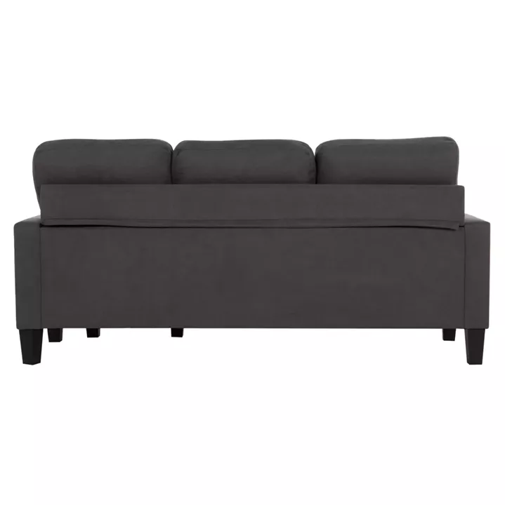 ΚΑΝΑΠΕΣ ΓΩΝΙΑ ΑΝΑΣΤΡΕΨΙΜΗ MEGGY HM3297.11 ΓΚΡΙ ΥΦΑΣΜΑ 184.5x75-129x86Yεκ.