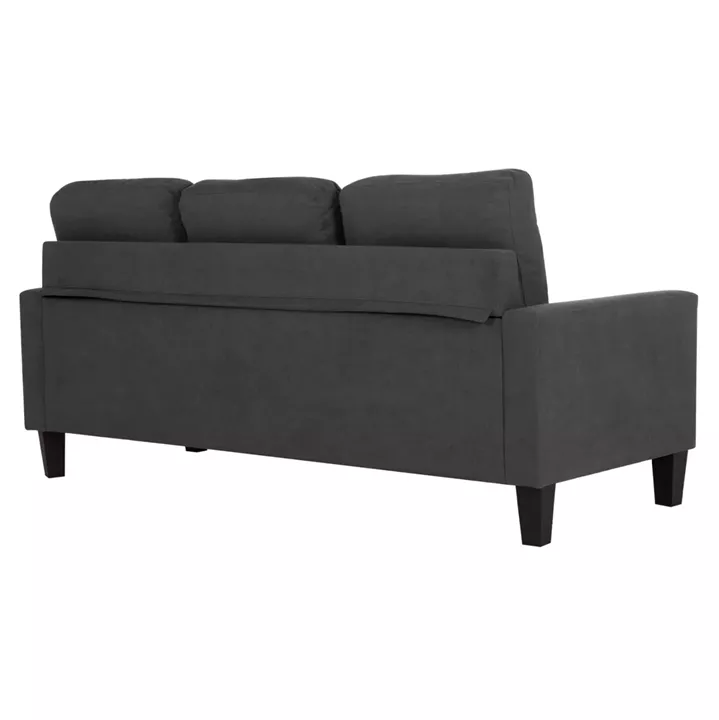 ΚΑΝΑΠΕΣ ΓΩΝΙΑ ΑΝΑΣΤΡΕΨΙΜΗ MEGGY HM3297.11 ΓΚΡΙ ΥΦΑΣΜΑ 184.5x75-129x86Yεκ.