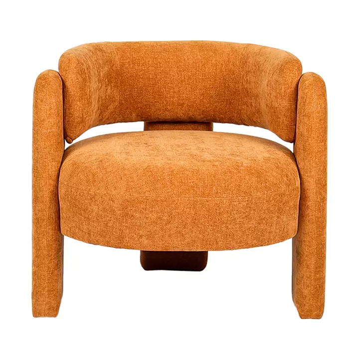 Armchair Janko pakoworld amber fabric 67x78x71cm