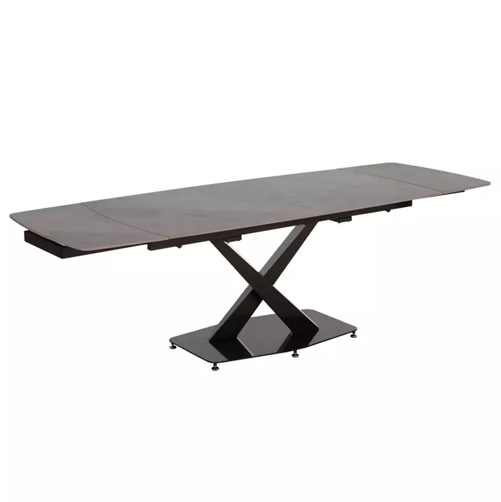 ΤΡΑΠΕΖΙ ΕΠΕΚΤΕΙΝΟΜΕΝΟ HOKU HM18410 ΚΕΡΑΜΙΚΟ TOP ΣΕ ΓΚΡΙ ΜΑΡΜΑΡΟ 165/240x90x75Υεκ.
