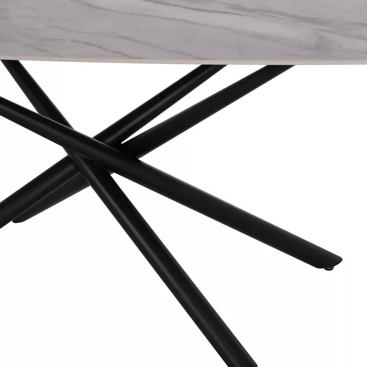 ΤΡΑΠΕΖΙ ΤΡΑΠΕΖΑΡΙΑΣ ISKA HM18420 ΚΕΡΑΜΙΚΟ TOP ΣΕ ΛΕΥΚΟ/ΚΑΦΕ ΜΑΡΜΑΡΟ 160x90x79Υεκ