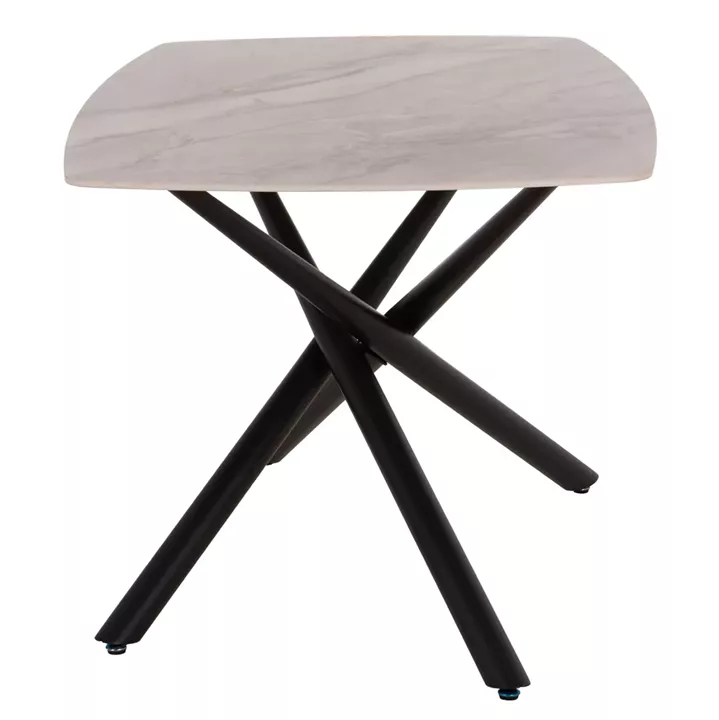 ΤΡΑΠΕΖΙ ΤΡΑΠΕΖΑΡΙΑΣ ISKA HM18420 ΚΕΡΑΜΙΚΟ TOP ΣΕ ΛΕΥΚΟ/ΚΑΦΕ ΜΑΡΜΑΡΟ 160x90x79Υεκ