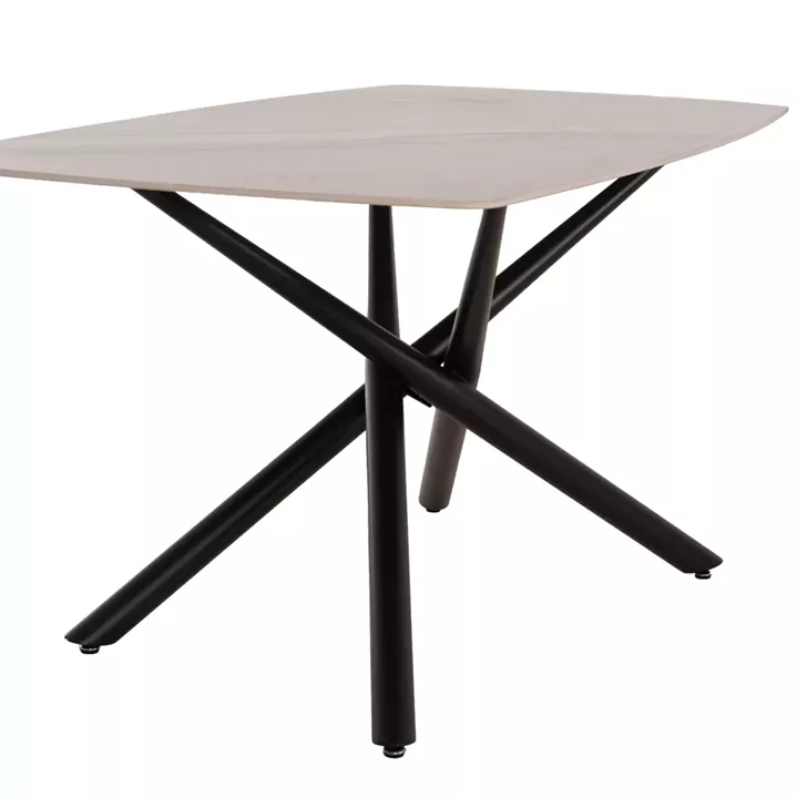 ΤΡΑΠΕΖΙ ΤΡΑΠΕΖΑΡΙΑΣ ISKA HM18423 ΚΕΡΑΜΙΚΟ TOP ΣΕ ΛΕΥΚΟ/ΚΑΦΕ ΜΑΡΜΑΡΟ 178x89x79Υεκ