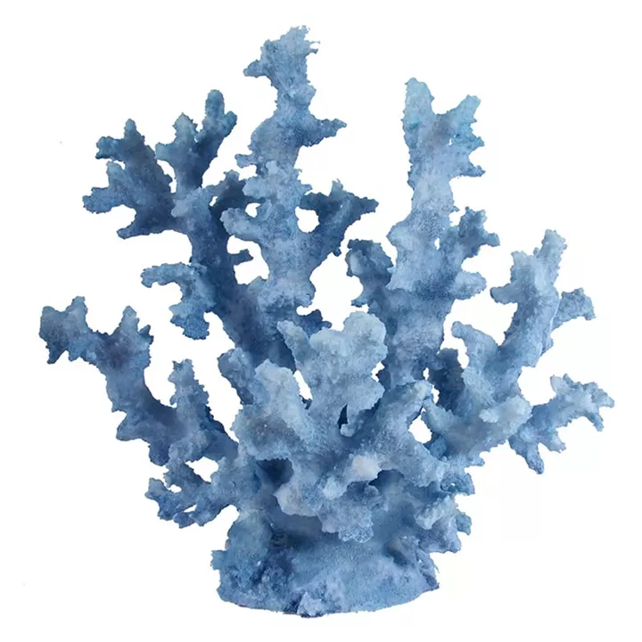 Artekko Coral Διακοσμητικό Κοράλλι Ρητίνη Γαλάζιο (25x16.5x27)cm