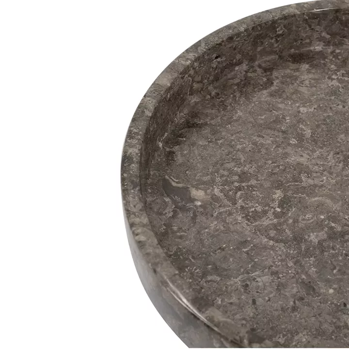 Artekko Marble Γκρι Μαρμάρινη Πιατέλα (25x25x8)cm