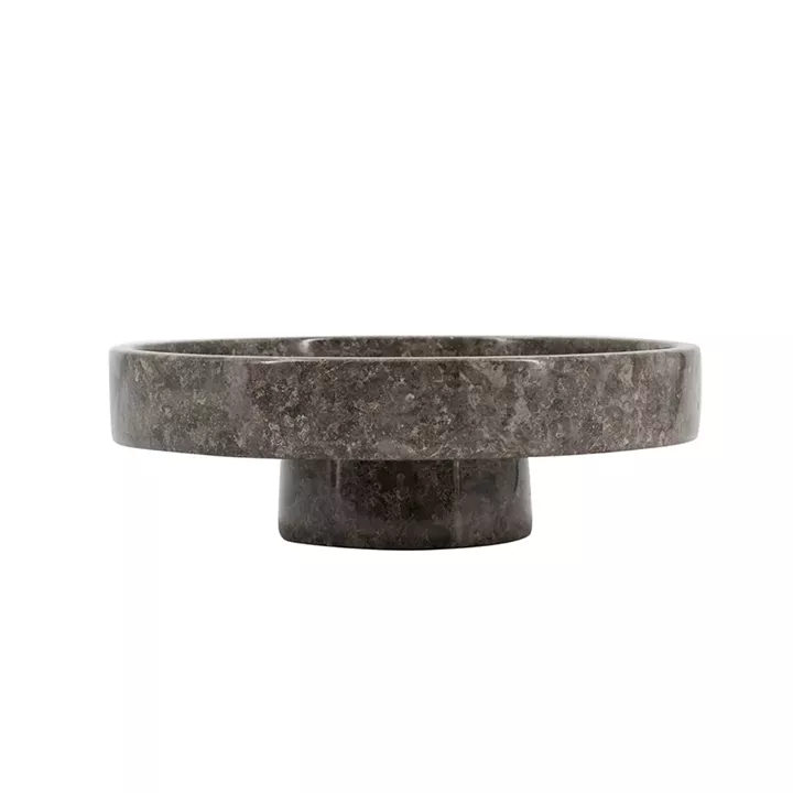 Artekko Marble Γκρι Μαρμάρινη Πιατέλα (25x25x8)cm