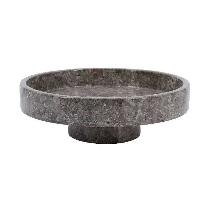 Artekko Marble Γκρι Μαρμάρινη Πιατέλα (25x25x8)cm