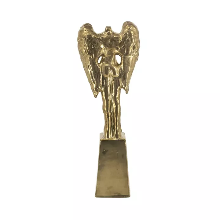 Artekko Figurine Χρυσό Κεραμικό Επιτραπέζιο Γλυπτό με Φιγούρα (18.5x9x52.5)cm