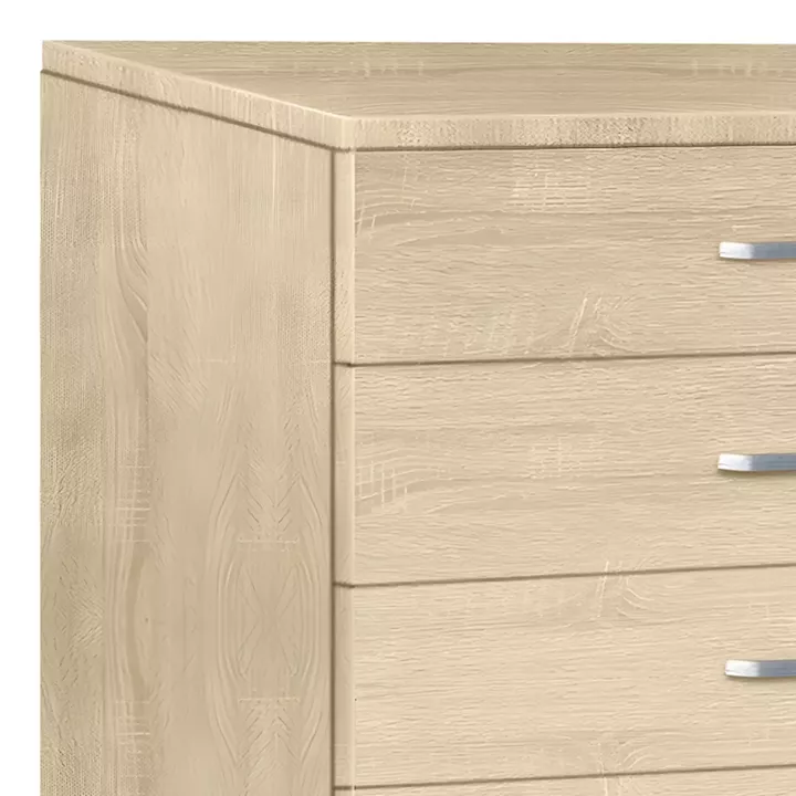 Gioko pakoworld chest of drawers with 5 drawers in natural shade 80x40x100cm
