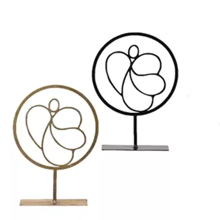 Beauty Home ΜΕΤΑΛΛΙΚΟ ΣΤΟΙΧΕΙΟ ΑΓΓΕΛΑΚΙ ΜΕ ΒΑΣΗ 38 cm