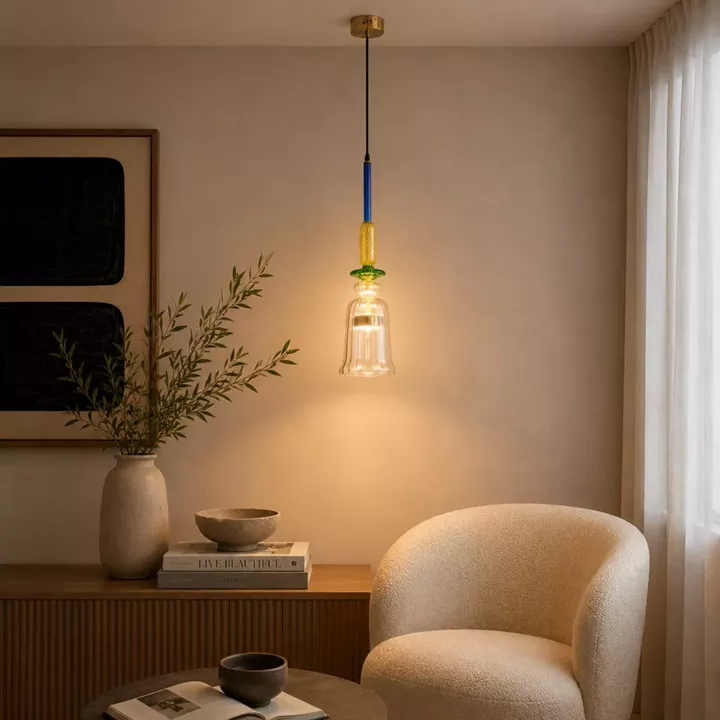 Artekko Rune Πολύχρωμο Μονόφωτο Φωτιστικό Οροφής LED (16x16)cm