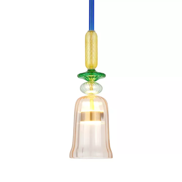 Artekko Rune Πολύχρωμο Μονόφωτο Φωτιστικό Οροφής LED (16x16)cm