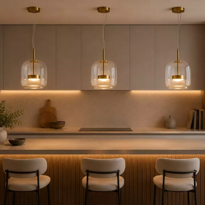 Artekko Rune Διάφανο Μονόφωτο Φωτιστικό Οροφής LED (26x26x25)cm