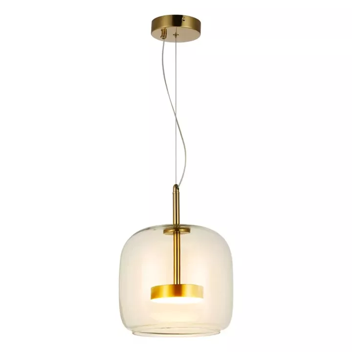Artekko Rune Διάφανο Μονόφωτο Φωτιστικό Οροφής LED (26x26x25)cm