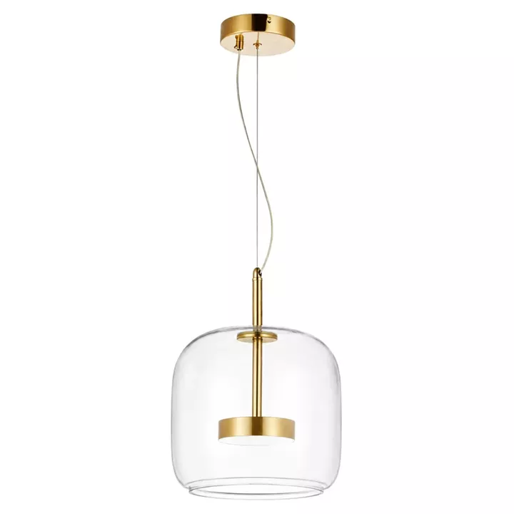 Artekko Rune Διάφανο Μονόφωτο Φωτιστικό Οροφής LED (26x26x25)cm