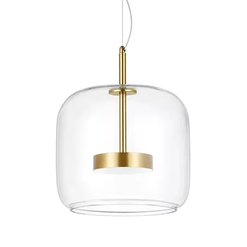 Artekko Rune Διάφανο Μονόφωτο Φωτιστικό Οροφής LED (26x26x25)cm