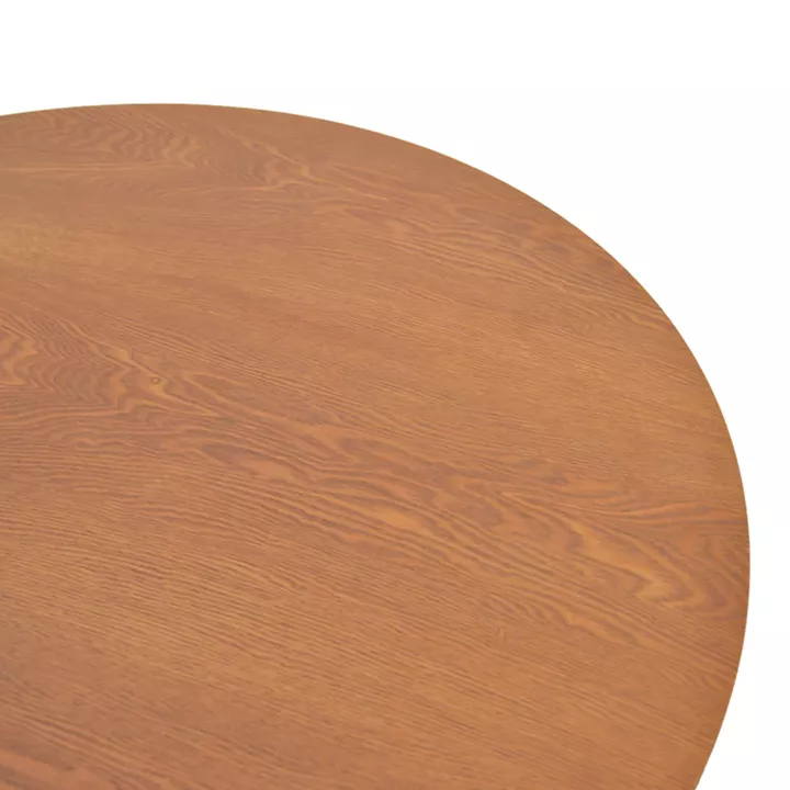 Dining table Franzel pakoworld mdf walnut D120x75cm