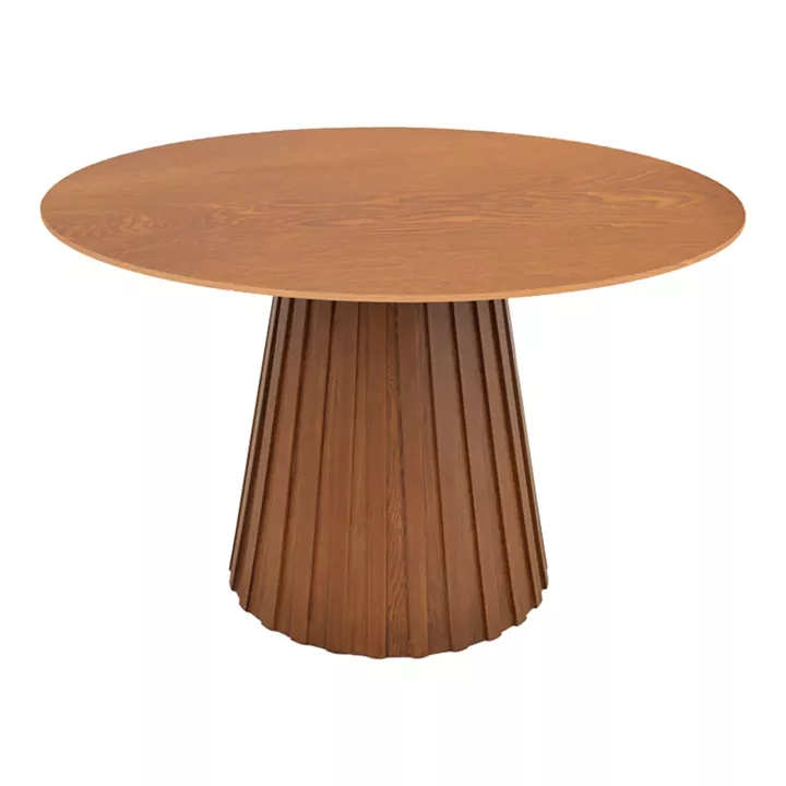 Dining table Franzel pakoworld mdf walnut D120x75cm
