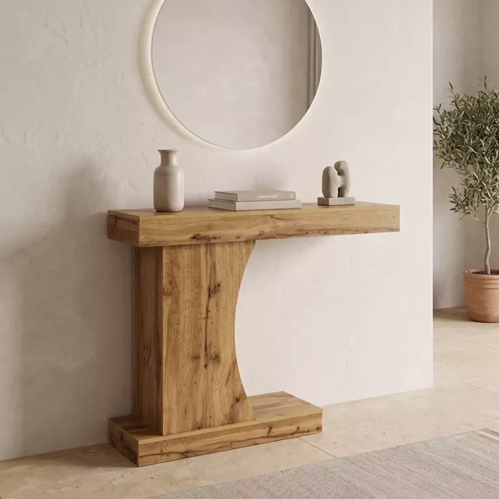 Console table Devo pakoworld oak 120x30x90cm