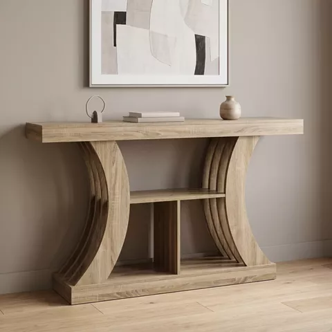 Κονσόλα Conde pakoworld sonoma 160x30x90εκ