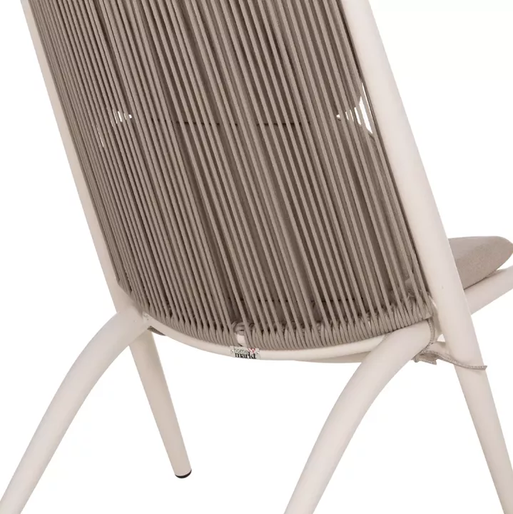 ΠΟΛΥΘΡΟΝΑ RELAX REMUS HM6642.02 ΑΛΟΥΜΙΝΙΟ ΛΕΥΚΟ-ΣΧΟΙΝΙ OLEFIN ΜΠΕΖ 63x87x94Υεκ.