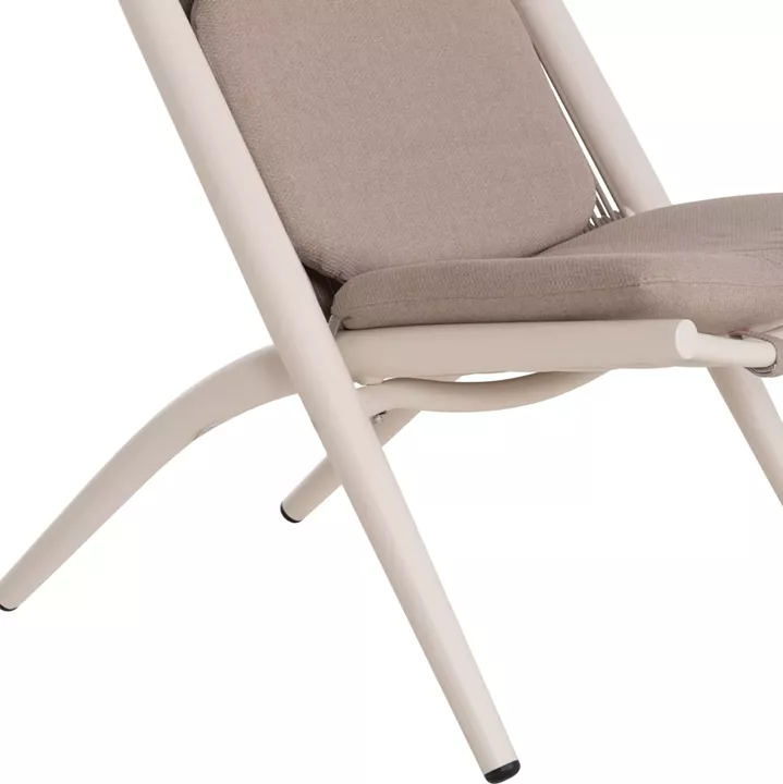 ΠΟΛΥΘΡΟΝΑ RELAX REMUS HM6642.02 ΑΛΟΥΜΙΝΙΟ ΛΕΥΚΟ-ΣΧΟΙΝΙ OLEFIN ΜΠΕΖ 63x87x94Υεκ.