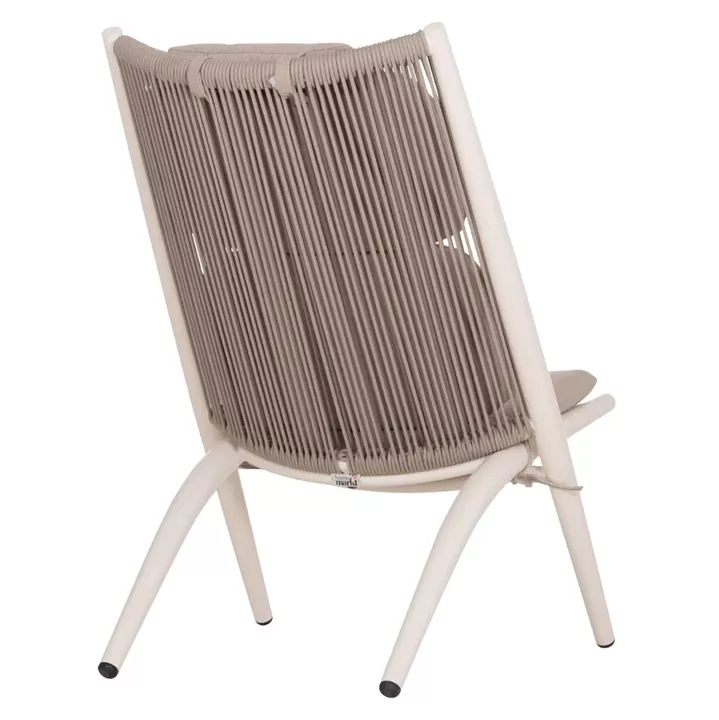 ΠΟΛΥΘΡΟΝΑ RELAX REMUS HM6642.02 ΑΛΟΥΜΙΝΙΟ ΛΕΥΚΟ-ΣΧΟΙΝΙ OLEFIN ΜΠΕΖ 63x87x94Υεκ.