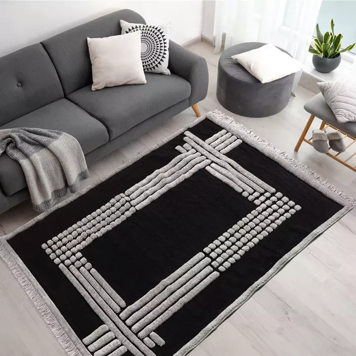 Beauty Home Χαλί Noir Art 9437 165x230 Black Μαύρο