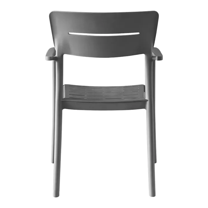 Armchair Pilma pakoworld anthracite PP 57x54x82cm
