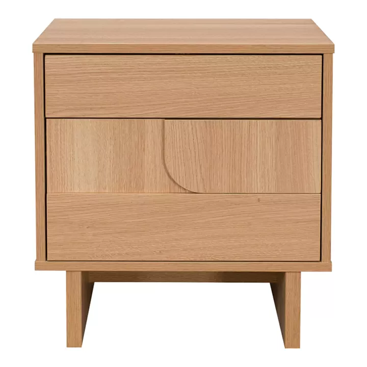 Jenfia pakoworld mdf bed side table in natural shade 48x39x50.5cm