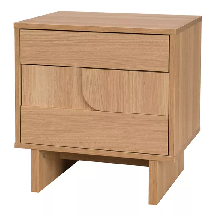 Jenfia pakoworld mdf bed side table in natural shade 48x39x50.5cm