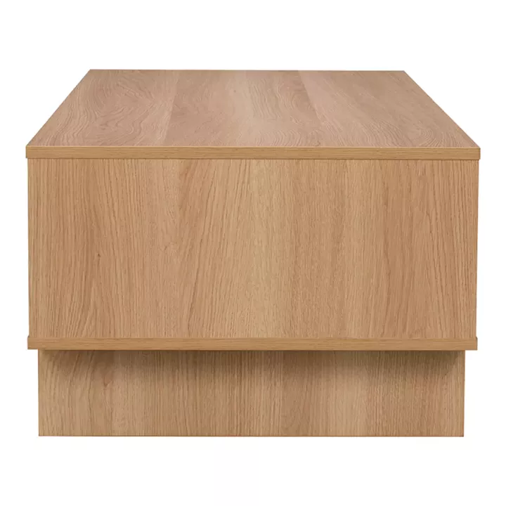Jenfia pakoworld mdf coffee table in natural shade 110x55x38.5cm