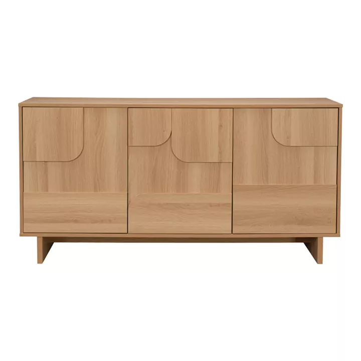 Μπουφές Jenfia pakoworld mdf σε φυσική απόχρωση 150x39x75,5εκ