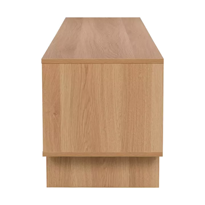 Jenfia pakoworld mdf tv stand in natural shade 150x39x45.5cm