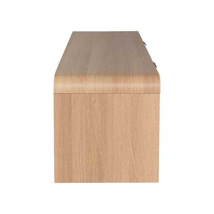 Anfen pakoworld mdf tv stand in natural shade 160x39x40.5cm