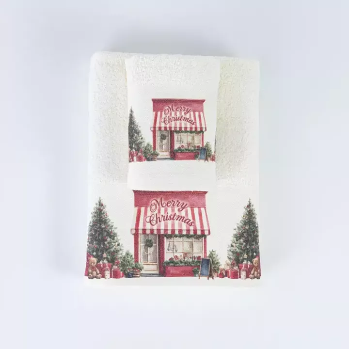 Πετσέτες Χριστουγεννιάτικες Σετ 2ΤΜΧ ChristmasShop
