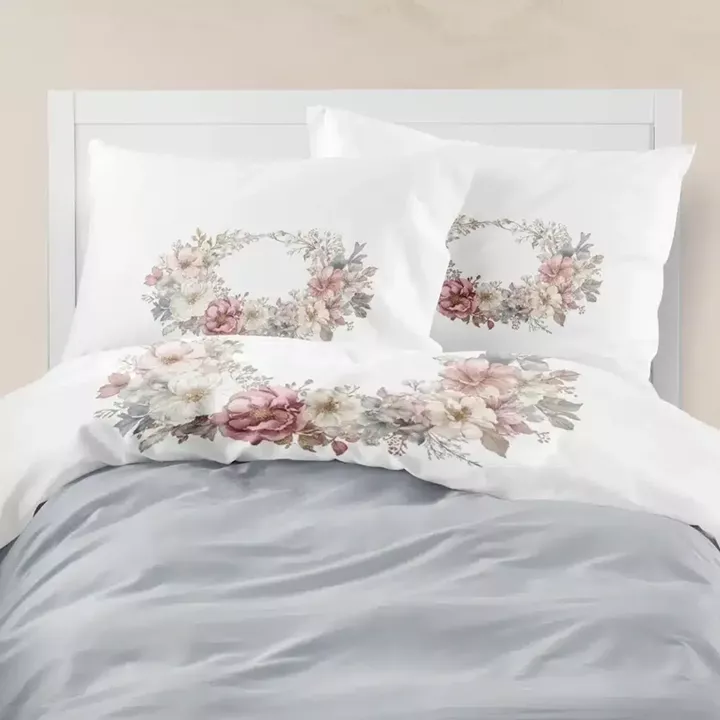 Σεντόνι Digital Print Σετ RoseMist Υπέρδιπλο