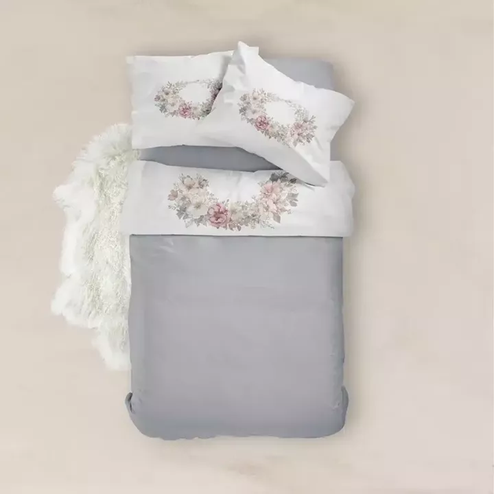 Σεντόνι Digital Print Σετ RoseMist Υπέρδιπλο