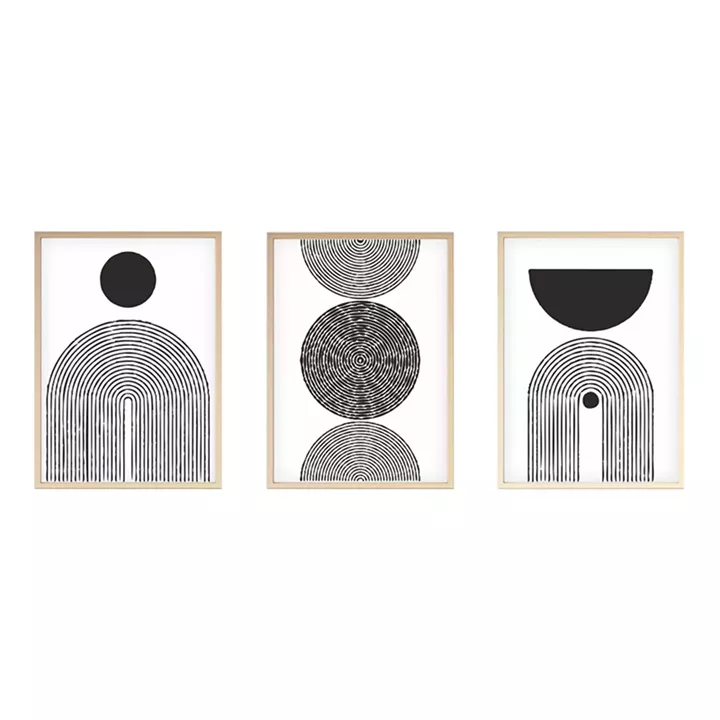 Canvas painting Serchie pakoworld triptych with digital printing 30x3x40cm