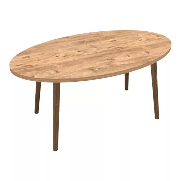 Τραπέζι σαλονιού Sartori pakoworld oak 90x45x43εκ