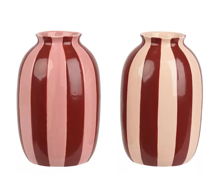 Beauty Home Χριστουγεννιάτικο Διακοσμητικό Βάζο Stoneware Ø13,6 x 21 cm      